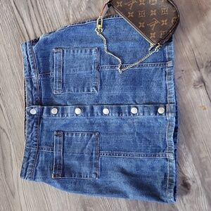 Joe Fresh l Denim shirt l size 14 l snaps l jean shirt l girls l jean